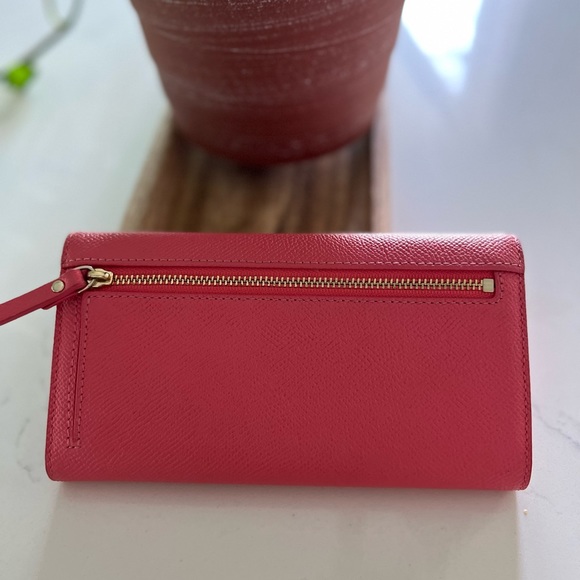 Kate Spade Pink Morris Lane Trifold Leather - Picture 3 of 5
